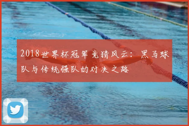 2018世界杯冠军竞猜风云：黑马球队与传统强队的对决之路